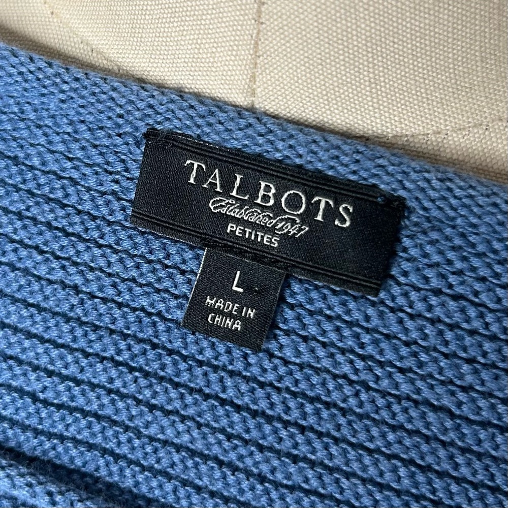 Talbots Petites Ribbed Knit Sweater - Picture 7 of 8